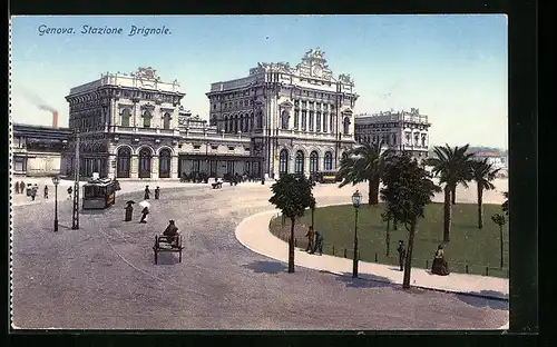 AK Genova, Stazione Brignole, Bahnhof