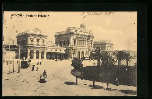 AK Genova, Stazione Brignole, Bahnhof