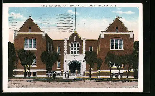 AK Long Island, NY, The Lyceum, Far Rockaway