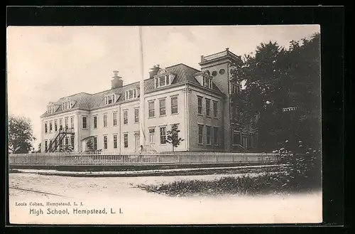 AK New York, NY, High School, Hempstead, L. I.