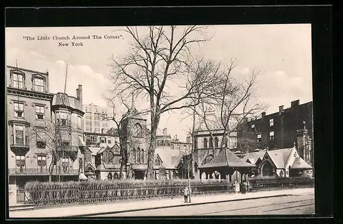 AK New York, NY, The Little Church Around The Corner