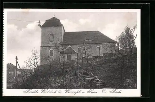 AK Kösslitz-Wiedebach bei Weissenfels, Evangelische Kirche