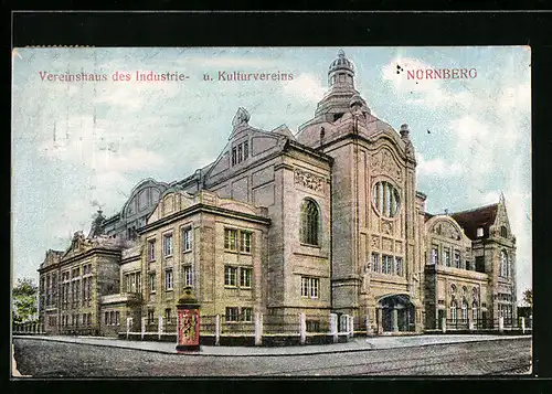 AK Nürnberg, Vereinshaus des Industrie- und Kulturvereins