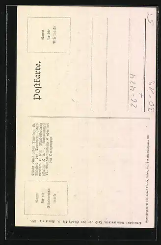 Künstler-AK Karl Friedrich Gsur: Deutscher Schulverein Nr. 199: Junges Paar beim Tanz