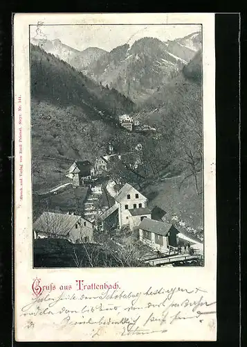 AK Trattenbach, Teilansicht mit Blick ins Tal