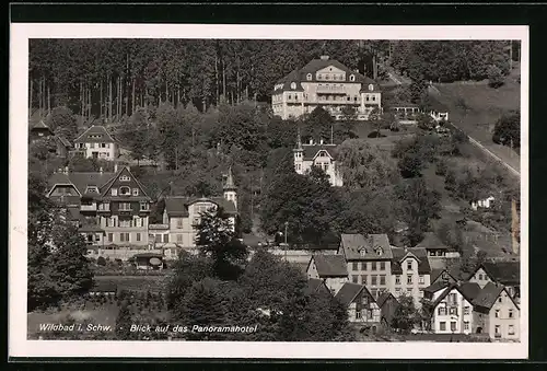 AK Wildbad i. Schw., Blick auf das Panoramahotel