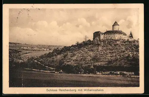AK Oppenweiler, Schloss Reichenberg mit Wilhelmsheim
