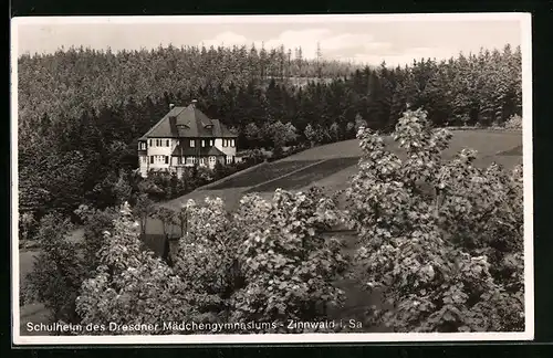 AK Zinnwald i. Sa., Schulheim des Dresdner Mädchengymnasiums