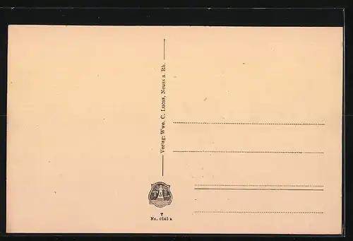 AK Neuss a. Rh., Strassenpartie mit Münsterkirche