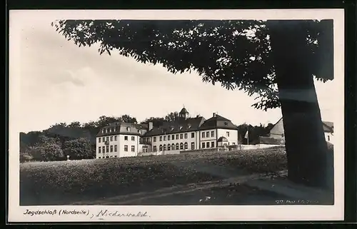 AK Rüdesheim a. Rh., Hotel Jagdschloss Niederwald