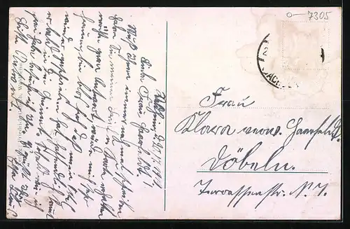 AK Waldheim /Sa., Ortsansicht aus der Vogelschau