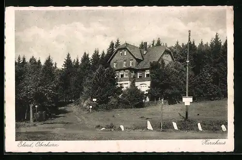 AK Elend i. Oberharz, Harzhaus im Grünen