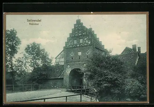 AK Salzwedel, Blick zum Steintor