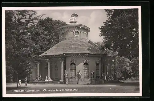 AK Potsdam, Schloss Sanssouci, Chinesisches Teehäuschen
