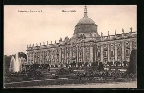 AK Potsdam, Schloss Sanssouci, Neues Palais