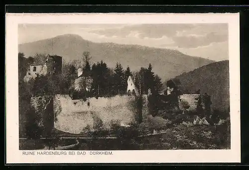 AK Bad Dürkheim, Ruine Hardenburg