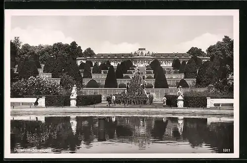 AK Potsdam, Schloss Sanssouci, Terrassen