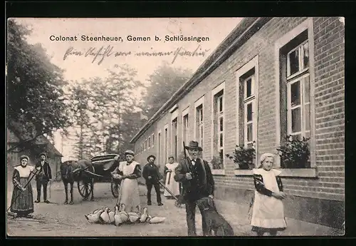 AK Gemen bei Schlössingen, Colonat Steenheuer