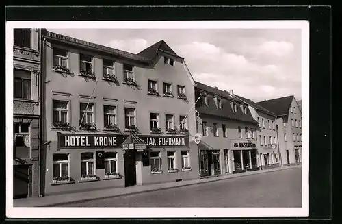 AK Adenau, Hotel zur Krone, Inh.: Jak. Fuhrmann