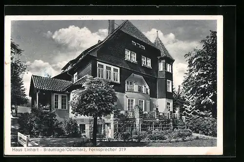 AK Braunlage /Oberharz, Hotel Haus Linhart