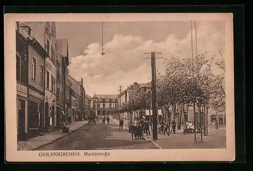 AK Geilenkirchen, Partie in der Marktstrasse