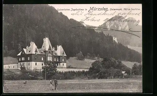 AK Mürzsteg, Kaiserliches Jagdschloss