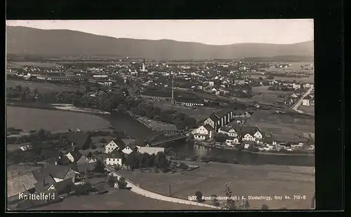 AK Knittelfeld, Teilansicht mit Brücke