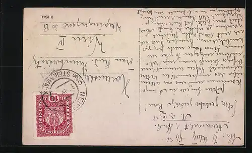 AK Neumarkt, Ortsansicht mit Bergen