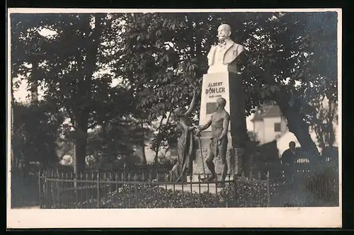 AK Kapfenberg, Albert Böhler-Denkmal