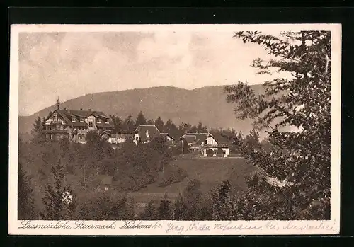 AK Lassnitzhöhe, Blick auf Kurhaus