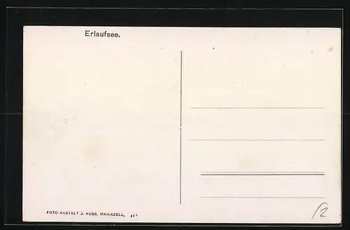 AK Erlaufsee, See mit Booten