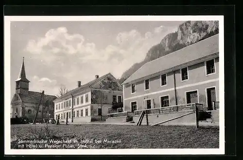 AK Wegscheid im Halltal, Hotel u. Pension Puhm