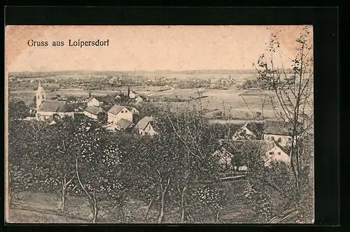 AK Loipersdorf, Teilansicht aus der Vogelschau