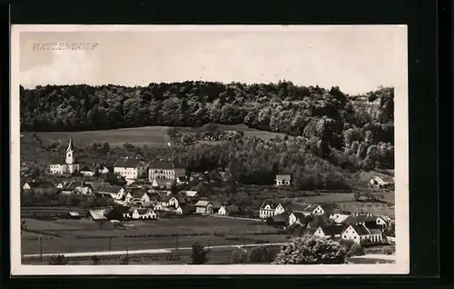 AK Hatzendorf, Teilansicht aus der Vogelschau