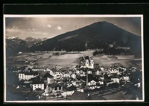 AK Steinach am Brenner, Ortsansicht aus der Vogelschau