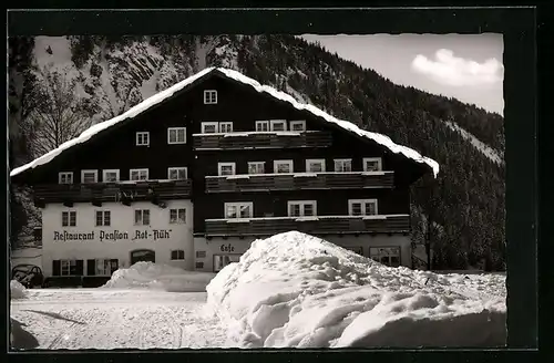 AK Haldensee /Tirol, Restaurant Pension Rote Flüh