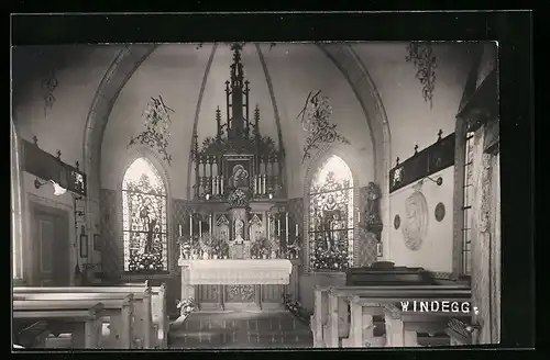 AK Windegg, Innenansicht einer Kirche
