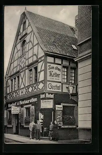 AK Bonn, Gasthof Zum alten Keller, Rheingasse 6