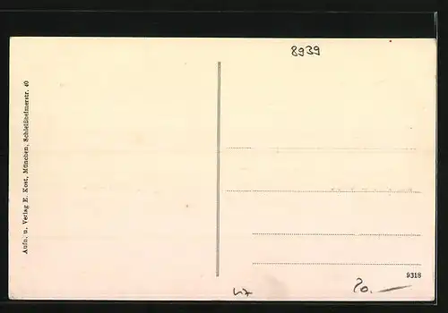 AK Ettringen, Ortspanorama, Handlung M. Strauss, Strassenpartie, Fabrik