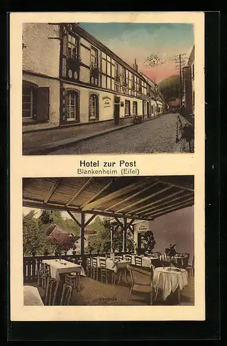 AK Blankenheim /Eifel, Hotel zur Post