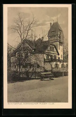 AK Mannheim, Bootshaus Mannheimer Ruder-Club