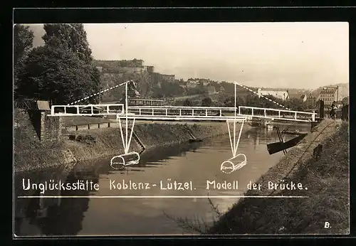 AK Koblenz-Lützel, Brückeneinsturz, Projektierte neue Brücke