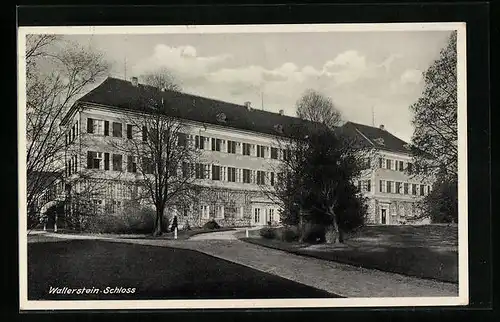 AK Wallerstein, Auffahrt zum Schloss