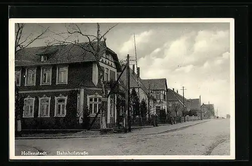 AK Hollenstedt, Partie in der Bahnhofstrasse