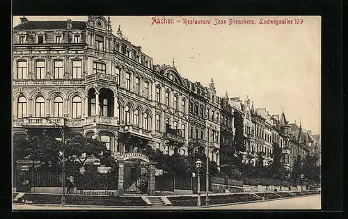 AK Aachen, Restaurant Jean Breuckers, Ludwigsallee 139