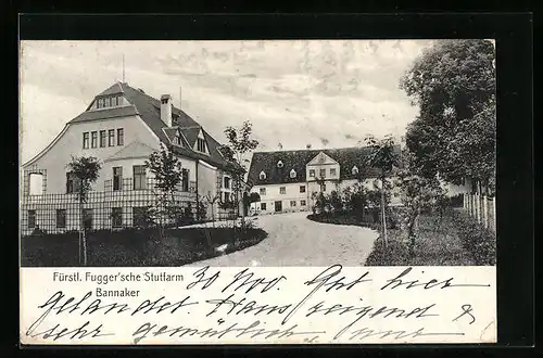 AK Bannacker, Fürstl. Fugger`sche Stutfarm