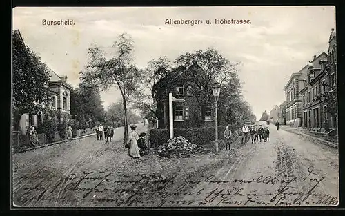 AK Burscheid /Rhld., Altenbergerstrasse Ecke Höhstrasse