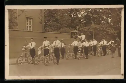 Foto-AK Burscheid, Radsportverein RU Diamant