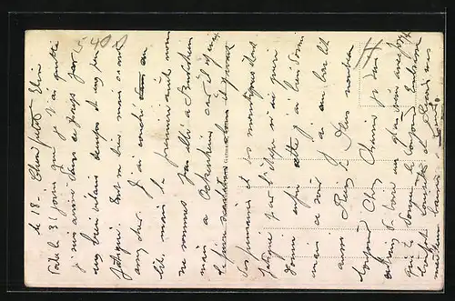 AK Ober-Spay, Gasthof M. Rüdell, Marksburg