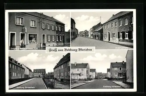 AK Bedburg-Blerichen, Drogen u. Feinkost Peter Pohl, Siedlung Birkenhain